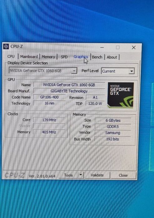 Procesor Ryzen 5 3600 GTX 1060 Ram 8GB