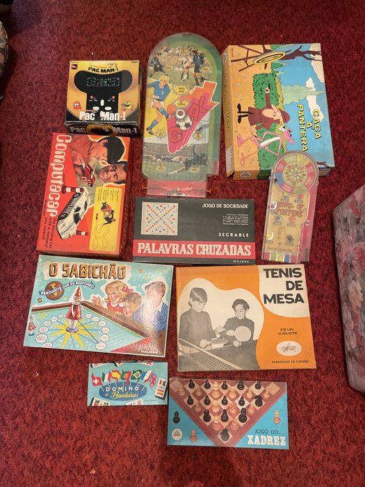 Jogos de tabuleiro vintage