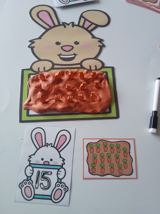 Jogo Montessori coelho