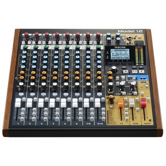 TASCAM Model 12 10-kanałowy mikser z 12-ścieżkowym rejestratorem