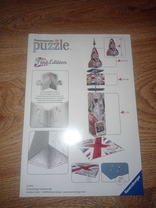 Puzzle 3D  Big Ben
