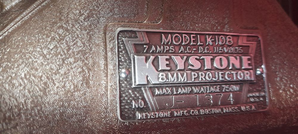 Camera Art Deco Projetar 8mm Keystone K-108