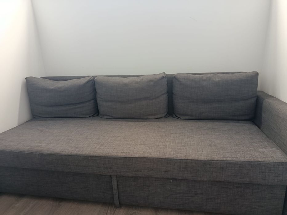 Sofa cama 3 lugares IKEA Friheten (cinzento escuro)