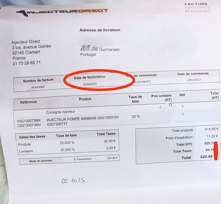Injector bomba Siemens Novo