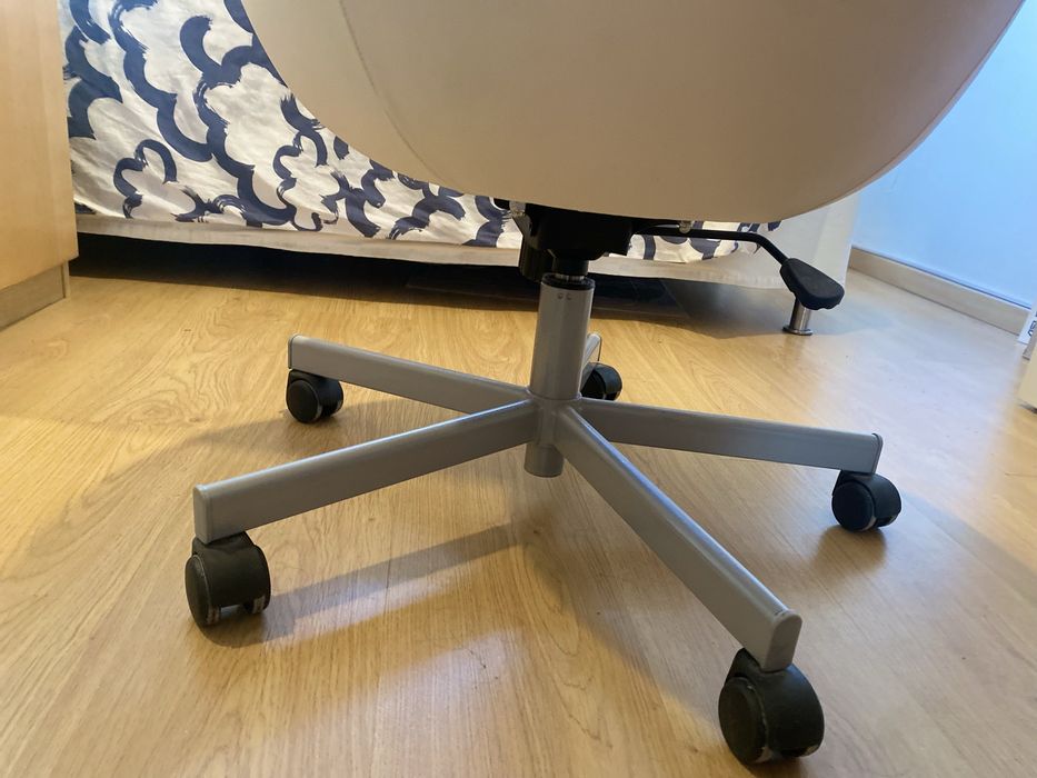 Cadeira de escritório branca ikea
