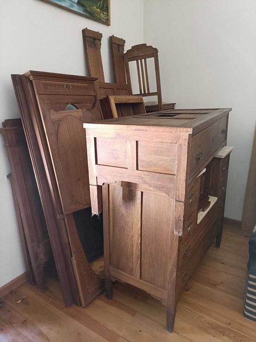 Mobília de quarto completa vintage
