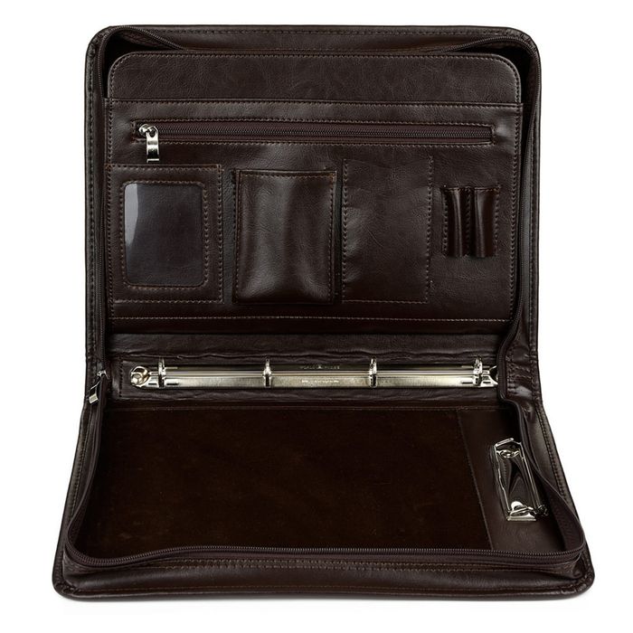 BELTIMORE biwuar teczka aktówka organizer A4 z rączką V466 c.brązowy