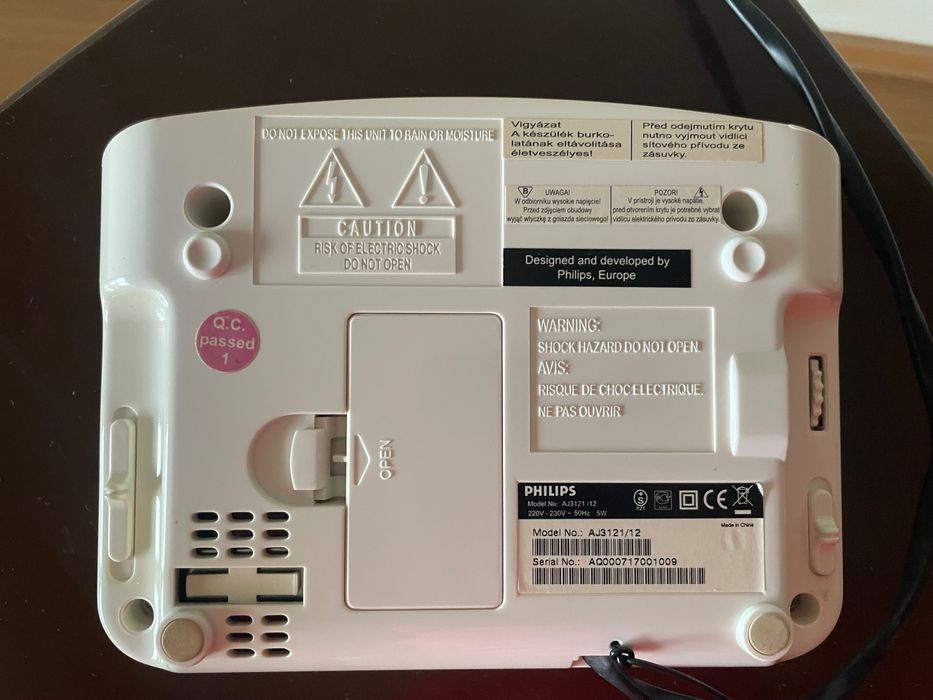 Radio despertador Philips