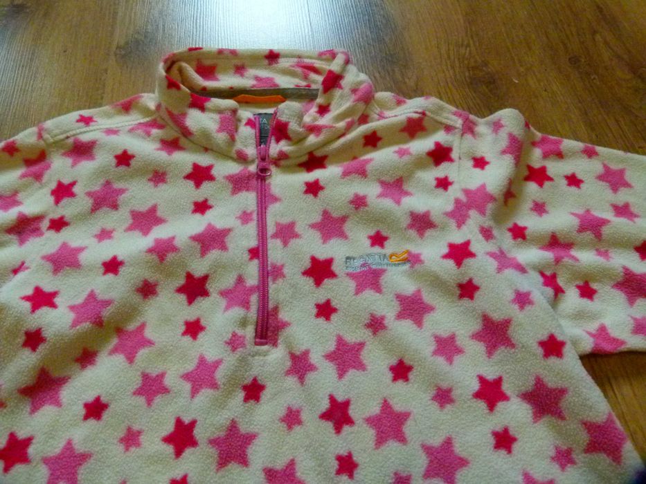 rozm 164/170 Regatta bluza polar kremowy w gwiazdki