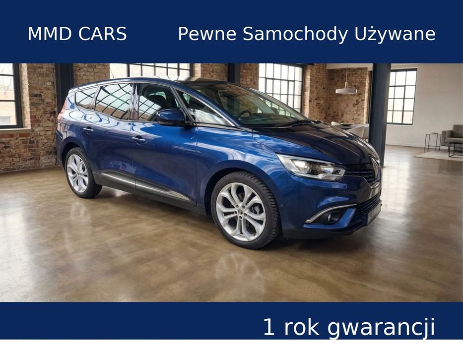 Renault Grand Scenic Bezwypadkowy Automat 7 os Rok Gwarancji