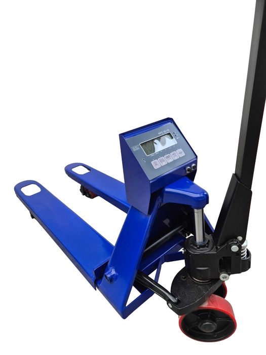 Paleciak z Wagą KPZ 71-10 Nowy Wózek Paletowy Ważący Wysyłka