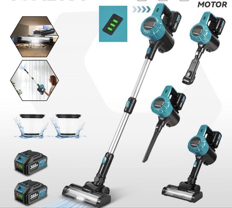 Odkurzacz bezprzewodowy 1800W mocny