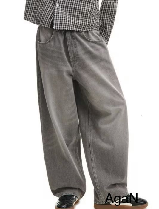 CROPP szare dżinsy baggy, r. 32/32