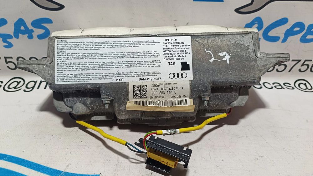 AIRBAG PASSAGEIRO PENDURA AUDI A4 B7 8E2880204C 8E2880204 S4 B7 A4 B8