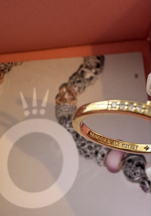 Anel Dourado da Pandora
