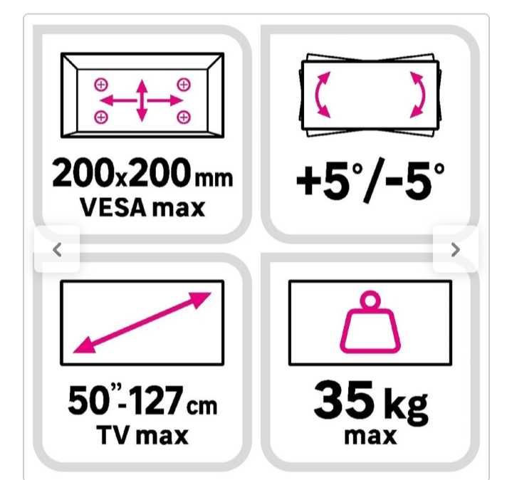 Suporte de parede para TV novo