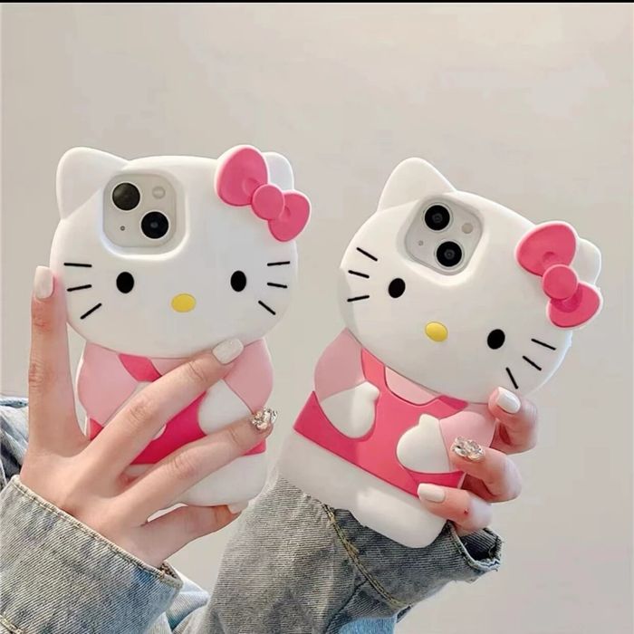 чохол hello kitty на Iphone обʼємний