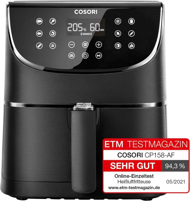 аерогриль мультипіч Аерофритюрниця Cosori 5,5 л XXL  1700 Вт