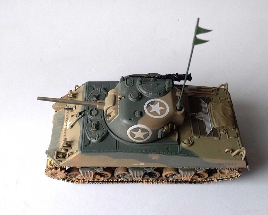 Sherman M4A3, US Army na Sicília, II guerra mundial. Ver descrição