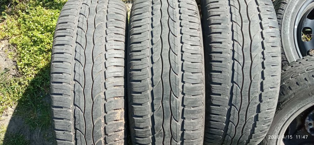 4 koła alufelgi  Mercedes R15 + koło zapasowe