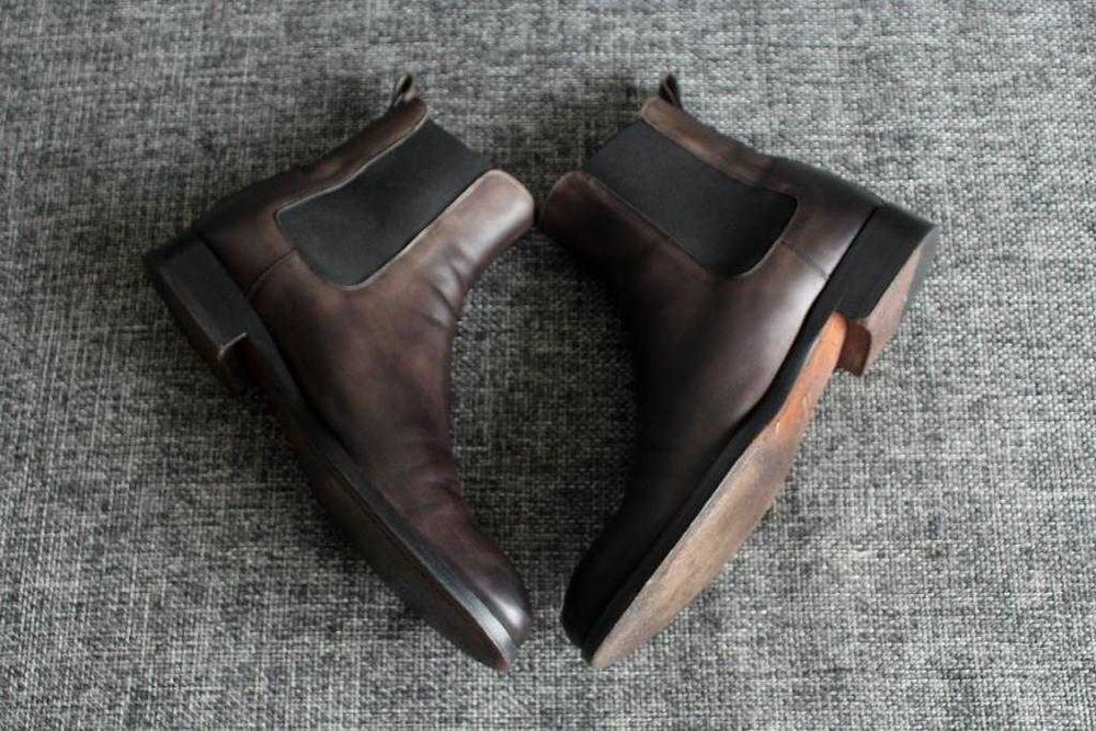 Преміум ботинки челсі Magnanni Оригінал Шкіра Made in Spain 42.5-43р