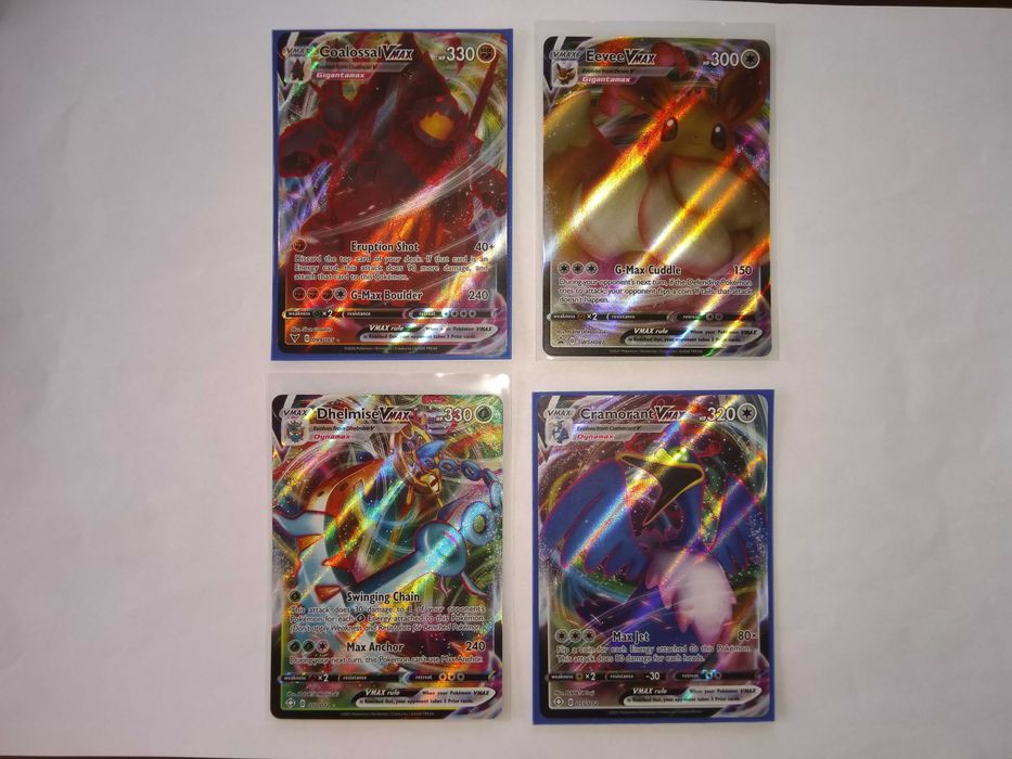 Cartas Pokemon GX e V de vários sets