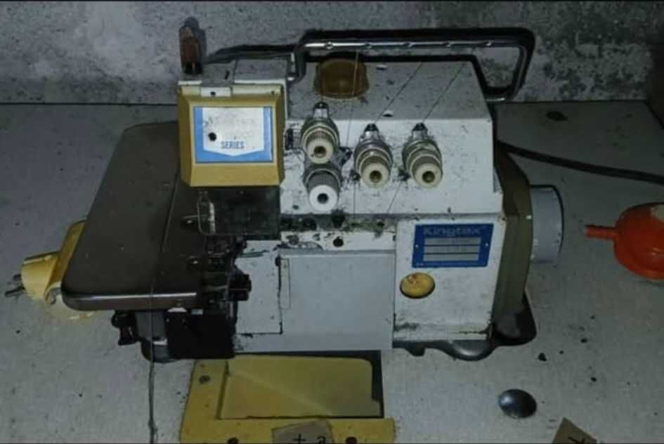 Máquina de Corte e Cose Monofásica Kingtex