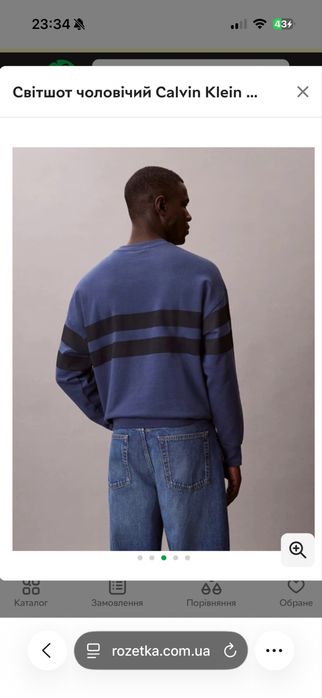 Світшот чоловічий Calvin Klein
