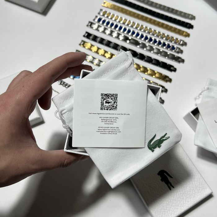 Браслет Lacoste на подарунок чоловічий та жіночий лакост цепочка цепь