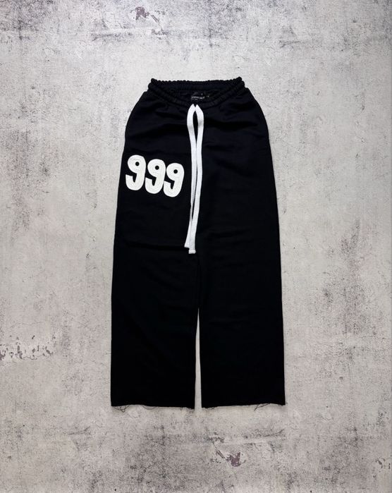 штани широкі чорні 999 yessirskiii