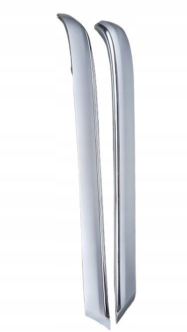 Mercedes W220 Listwa Zderzaka tył  Prawa srebrna 744