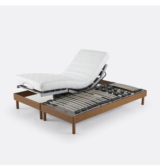Conjunto de cama elétrica.