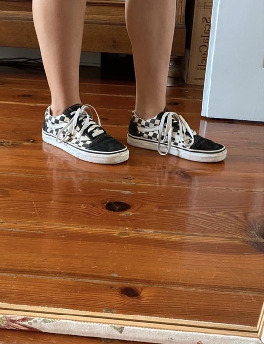 Tenis Vans 38 xadrez preto e branco