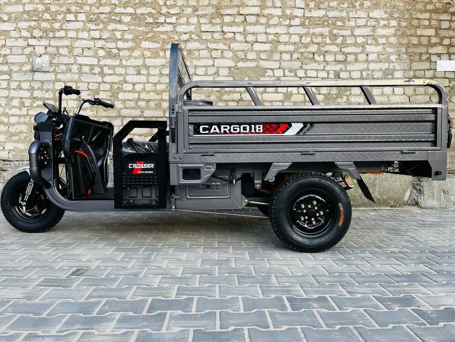 Грузовой электро скутер Crosser Cargo MAX 60V58A Cargo 16 Серый 2026