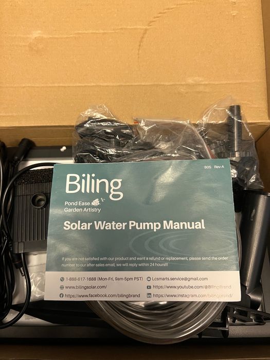 Ekonomiczna Pompa Wodna na Energię Słoneczną - Do Stawu i Ogrodu