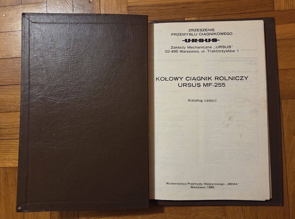 Ursus MF 255 Katalog części zamiennych