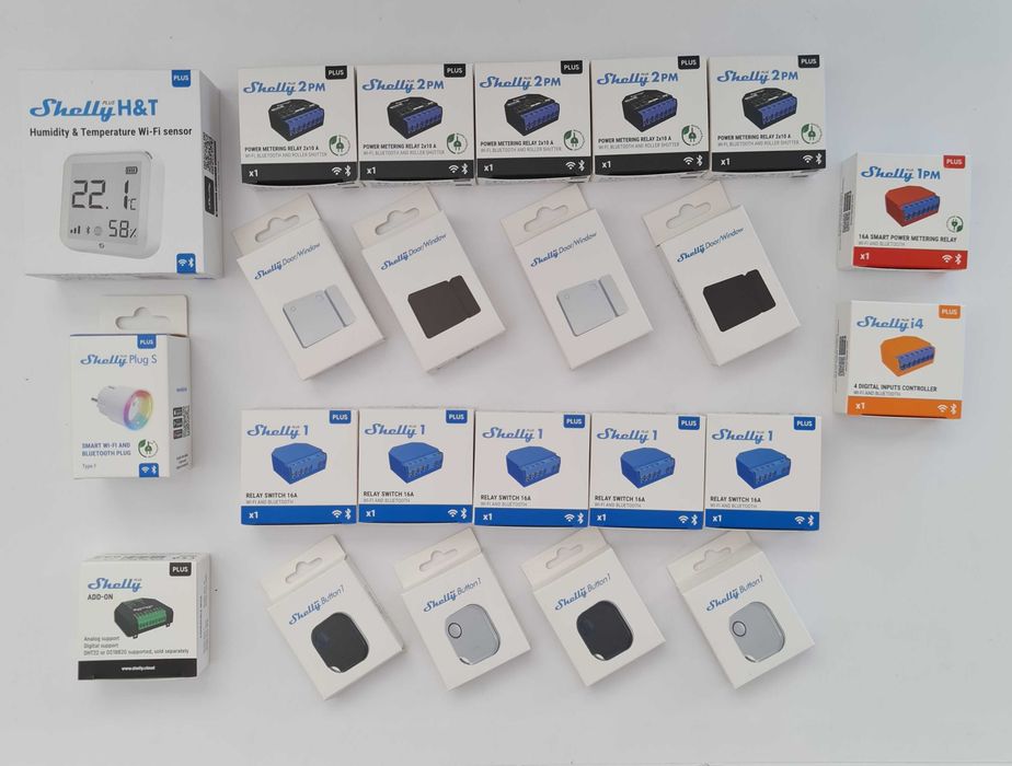 Shelly Relay 1 Plus / Shelly Plus 2PM – New, with Store Warranty64585682370817121