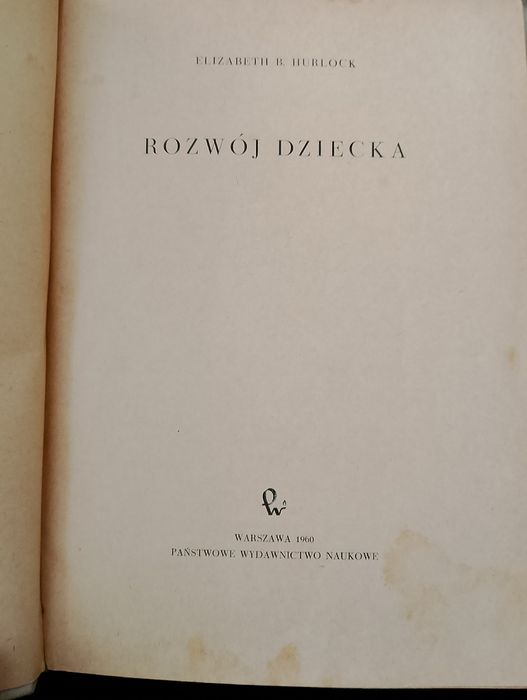 Rozwój Dziecka 1960r.