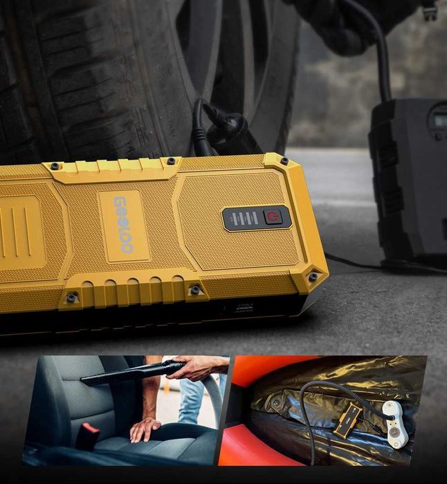 Powerbank ULTRA MOCNE 4000A Urządzenie rozruchowe booster akumulator