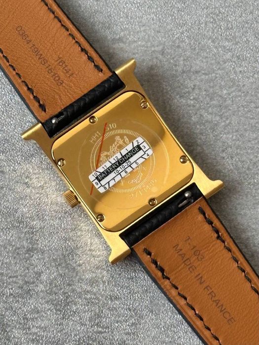 Жіночий годинник Hermes 21mm. Жеские часы