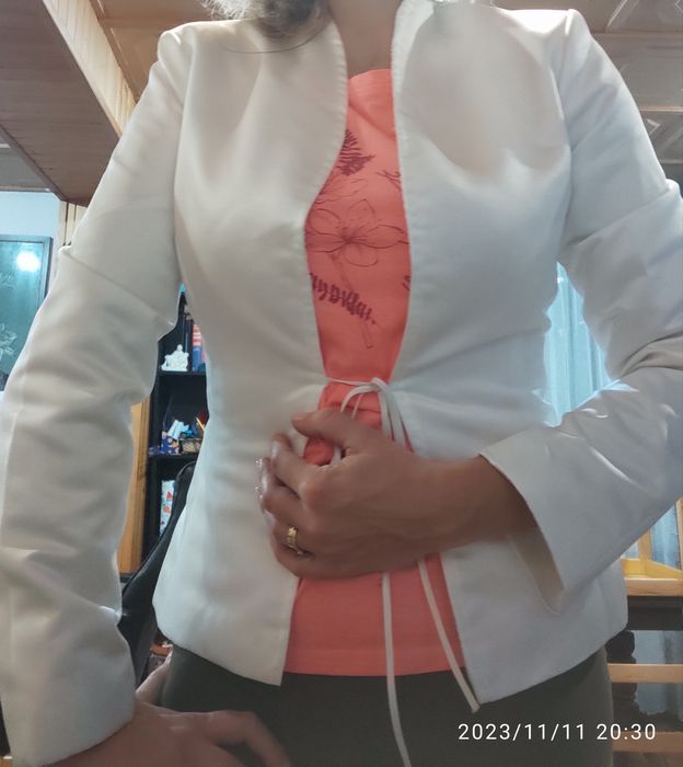 Bolerko ślubne/kurteczka ecru