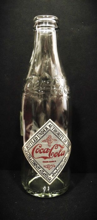 Coca Cola - garrafa antiga comemorativa dos 120 anos da Coca Cola