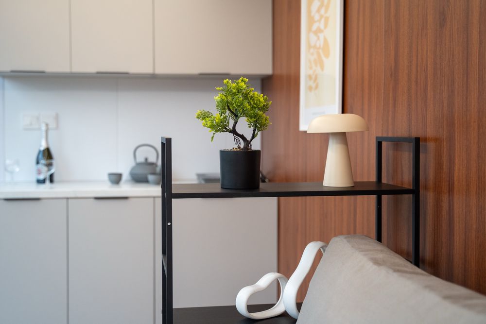 Nowoczesny domek mobliny, modułowy, letniskowy, kontenerowy.