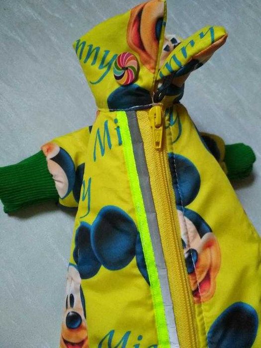 Демисезонний прогулянковий утеплений комбінезон для котикiв, собачок