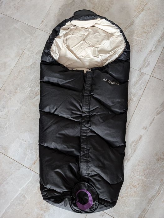 Easygrow пуховий конверт чехол мішок в коляску пух теплий зимовий
