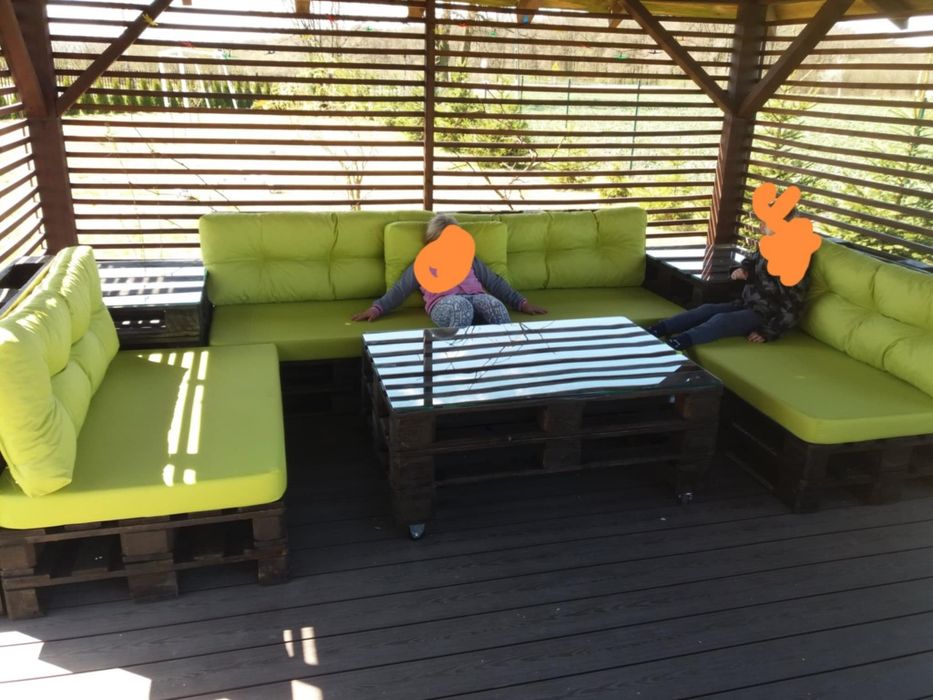 Meble ogrodowe z euro palet