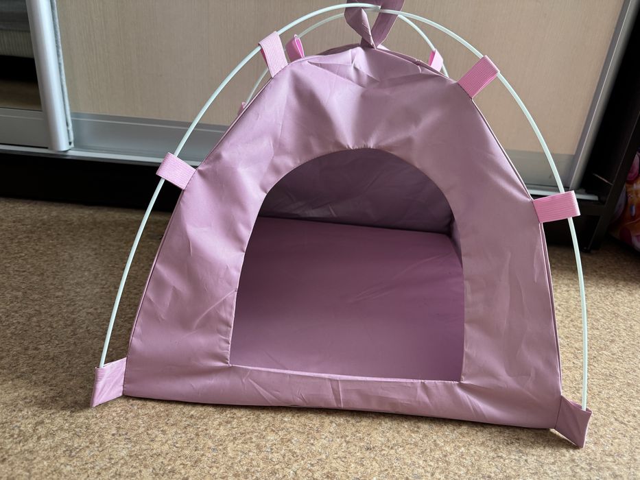 Новий Складний намет для домашніх тварин з килимком