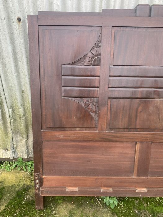 Cabeceira de cama, vintage, estilo Art Deco