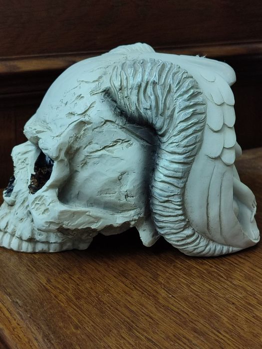 Декор статуетка Готичний янгел Аїда череп Alchemy Gothic