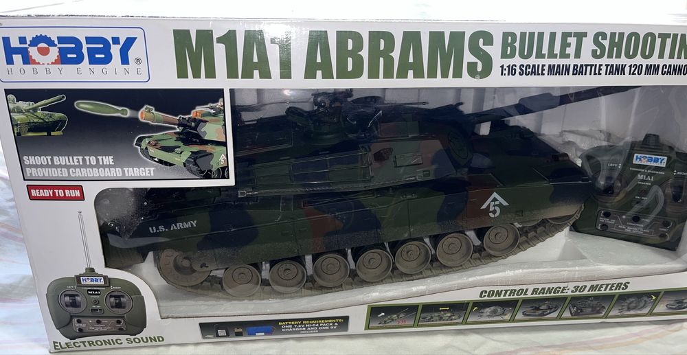 Радиоуправляемый танк Hobby М1А1 ABRAMS 1/16